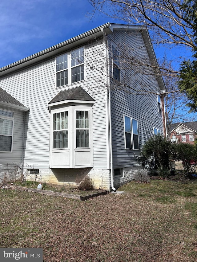 view of side of property