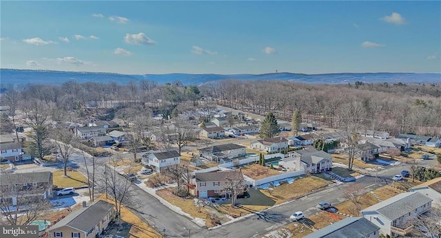 drone / aerial view featuring a residential view