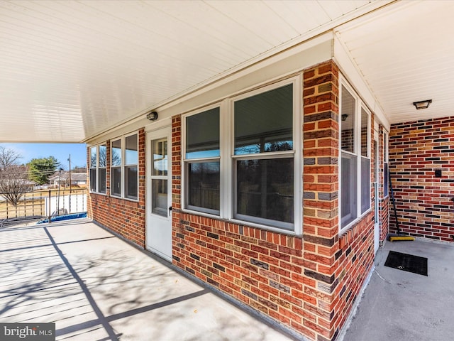 view of patio / terrace featuring covered porch