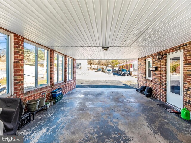 view of patio with grilling area