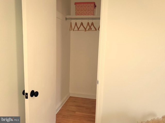 view of closet