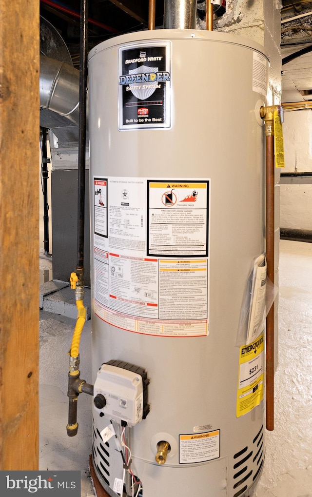 utilities featuring water heater