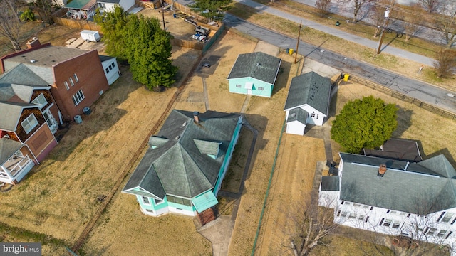 drone / aerial view featuring a residential view