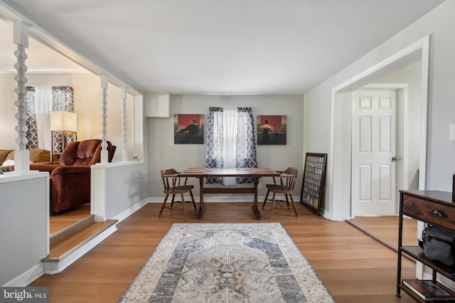 628 N Hammonds Ferry Rd, Linthicum Heights, MD 21090 - interior space with baseboards and wood finished floors