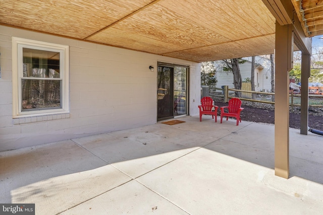 view of patio