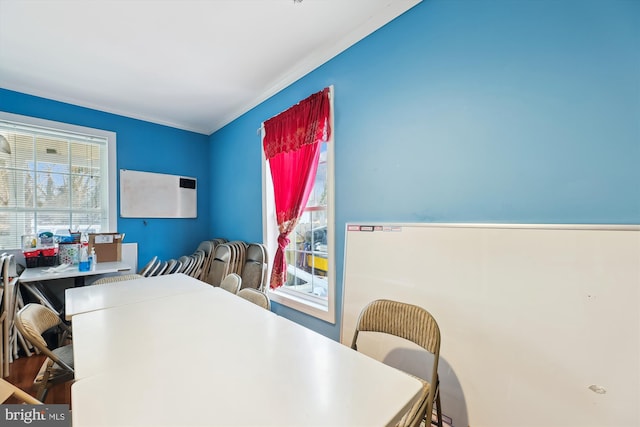 view of office area