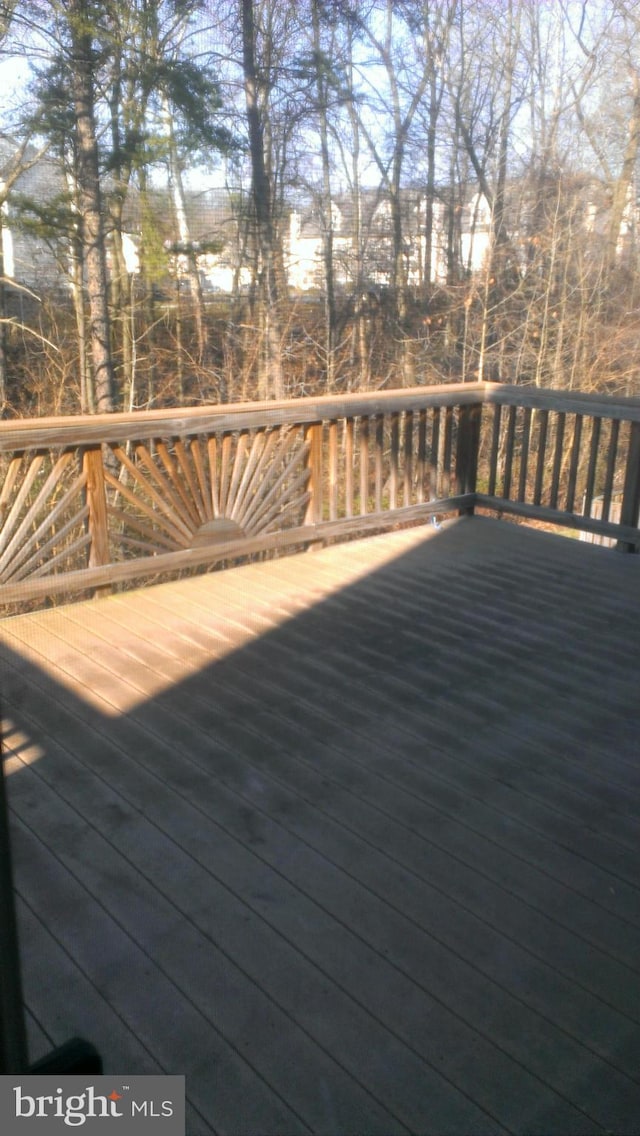 view of deck