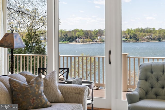 1900 Carrollton Rd, Annapolis, MD 21409 - balcony featuring a water view