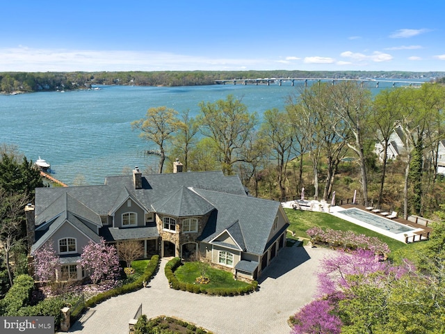 1900 Carrollton Rd, Annapolis, MD 21409 - drone / aerial view featuring a water view