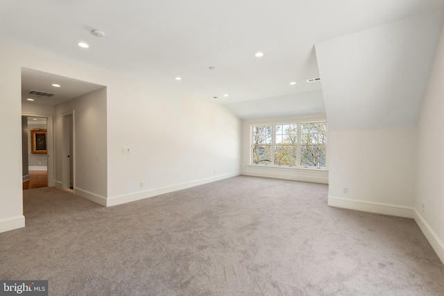 1900 Carrollton Rd, Annapolis, MD 21409 - carpeted spare room with baseboards, recessed lighting, and visible vents