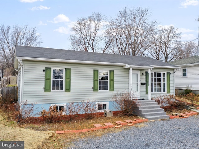 view of front of house