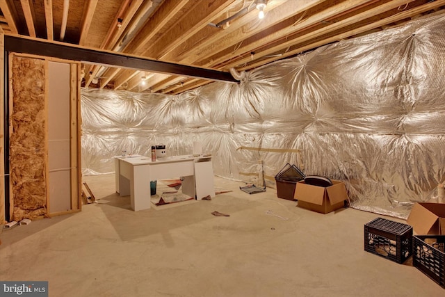 13010 Davenport Dr, Brandywine, MD 20613 - view of unfinished below grade area