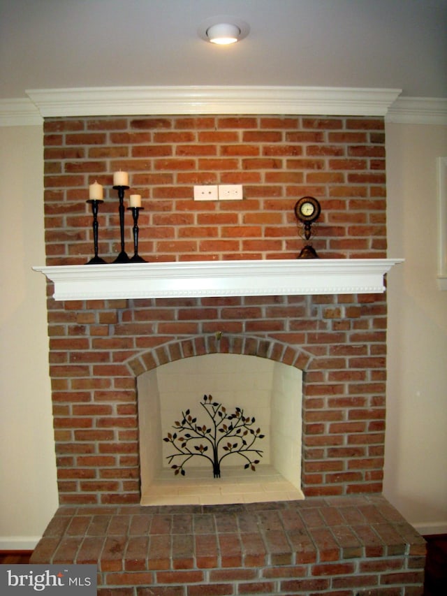 interior details featuring ornamental molding