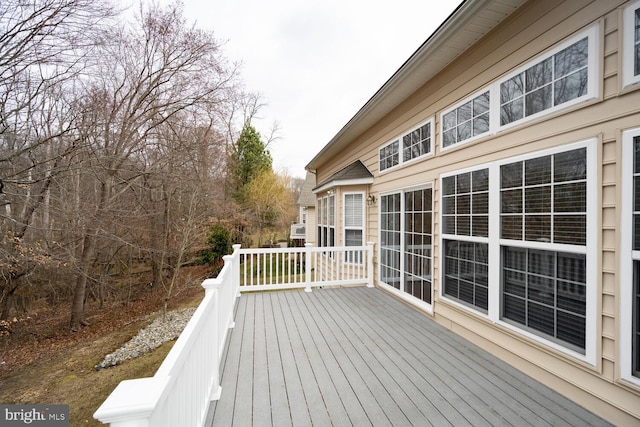 view of deck