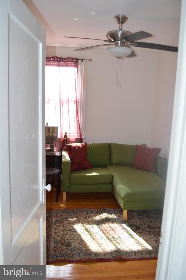 living room featuring wood finished floors