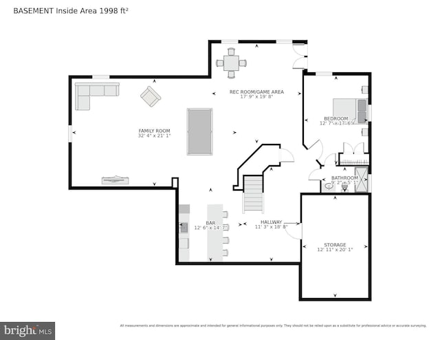 856 N Harrison St, Arlington, VA 22205 - floor plan