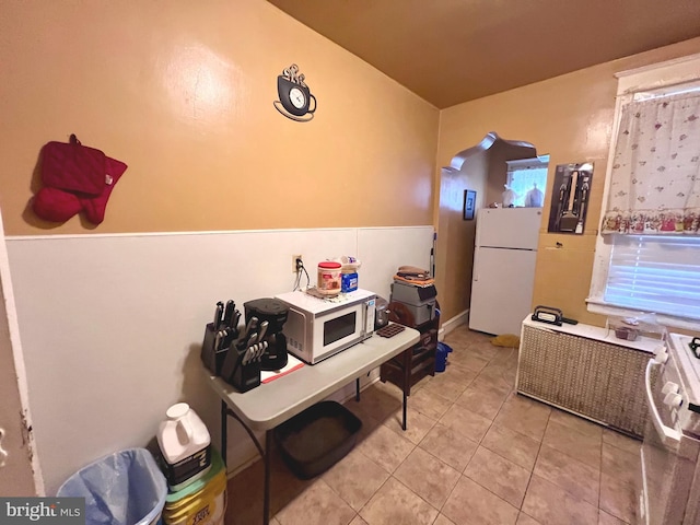 interior space featuring tile patterned floors