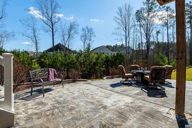 view of patio / terrace with outdoor dining area