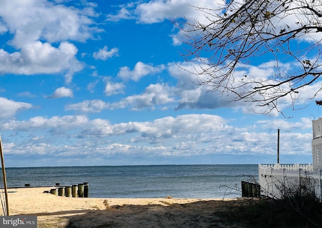 5128 Shore Dr, Huntingtown, MD 20639 - water view featuring nearby beach