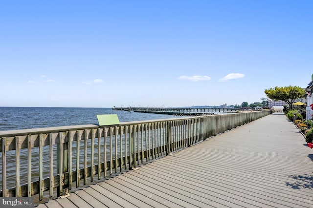 5128 Shore Dr, Huntingtown, MD 20639 - dock area featuring a water view