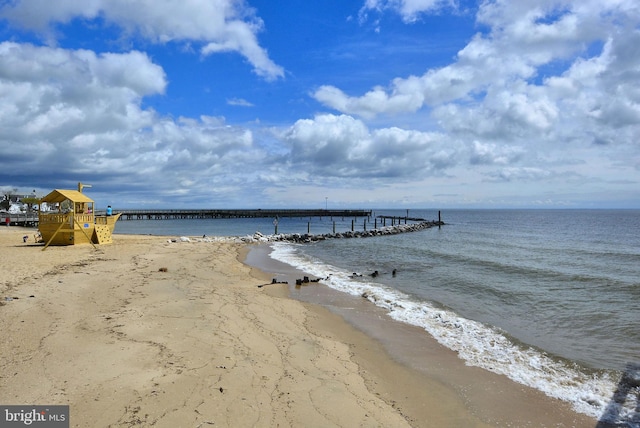5128 Shore Dr, Huntingtown, MD 20639 - water view with nearby beach
