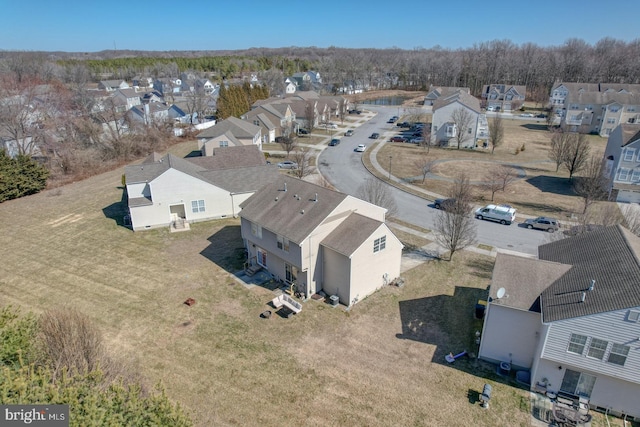 birds eye view of property featuring a residential view