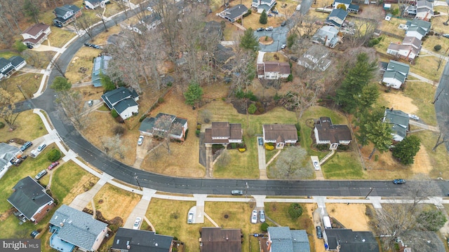 drone / aerial view featuring a residential view