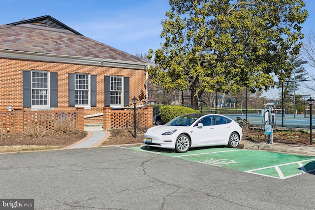 exterior space featuring fence