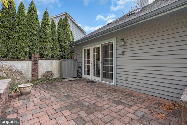 view of patio / terrace with fence