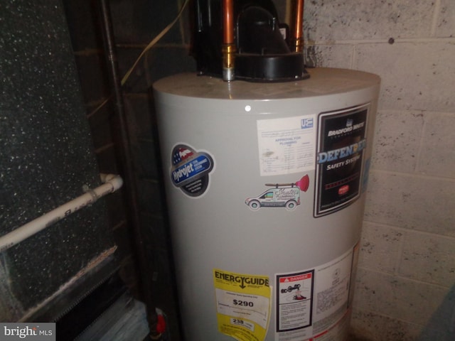 utilities with gas water heater