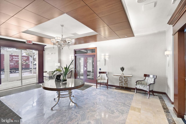 view of community lobby