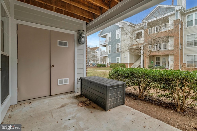 view of patio / terrace with visible vents