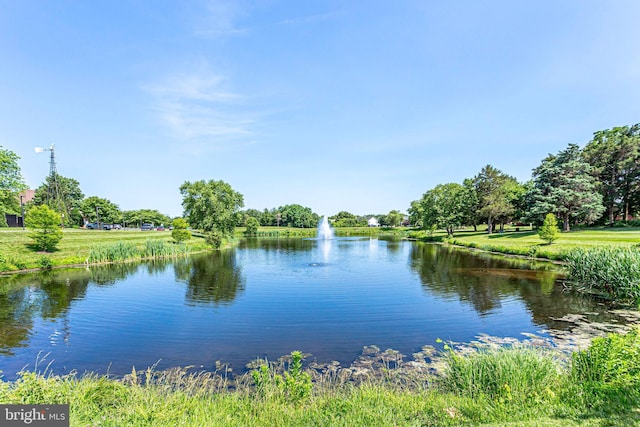 property view of water