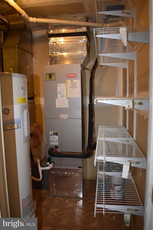 utilities with water heater