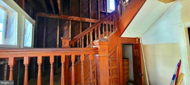 view of stairs