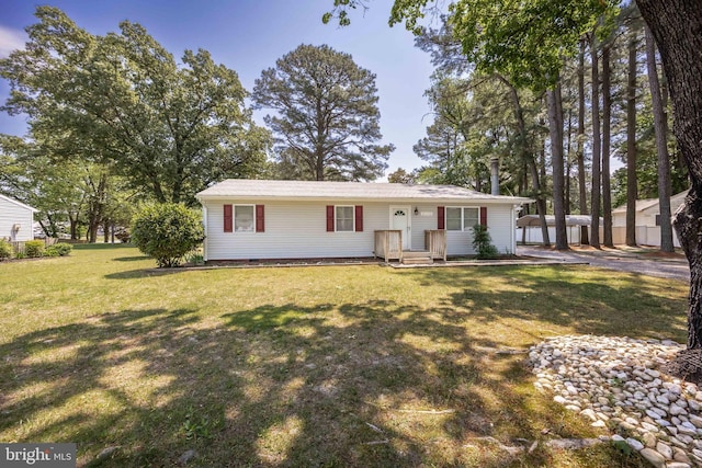 2115 Ruxton Dr, Salisbury, MD 21801 - view of front of home with a front lawn and crawl space