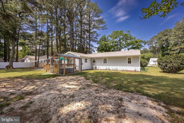 2115 Ruxton Dr, Salisbury, MD 21801 - rear view of house with central AC
