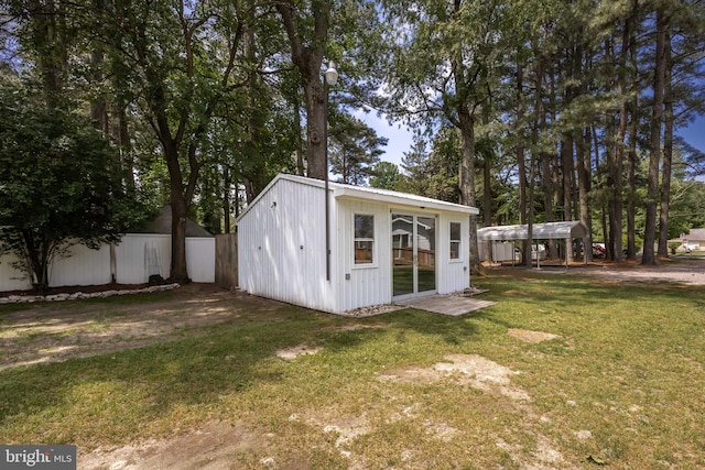 2115 Ruxton Dr, Salisbury, MD 21801 - view of outbuilding with a detached carport and an outbuilding