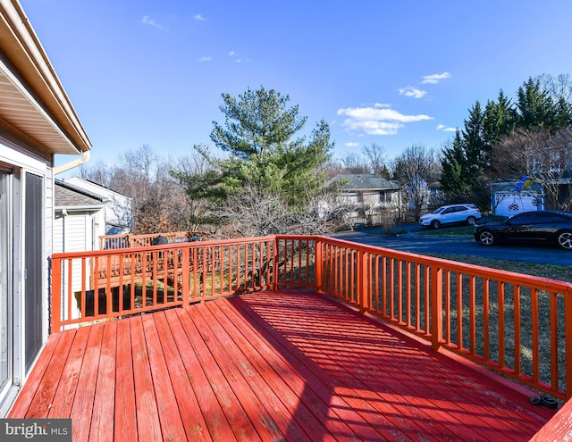 view of deck