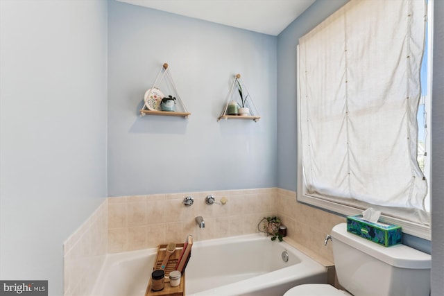 3246 Blundell Rd, Falls Church, VA 22042 - bathroom with a garden tub and toilet