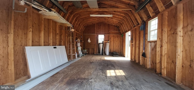 interior space featuring a garage