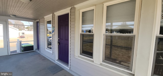 view of entrance to property