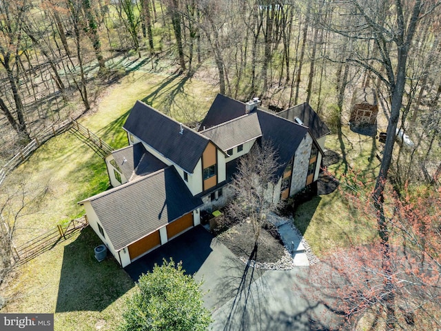 drone / aerial view