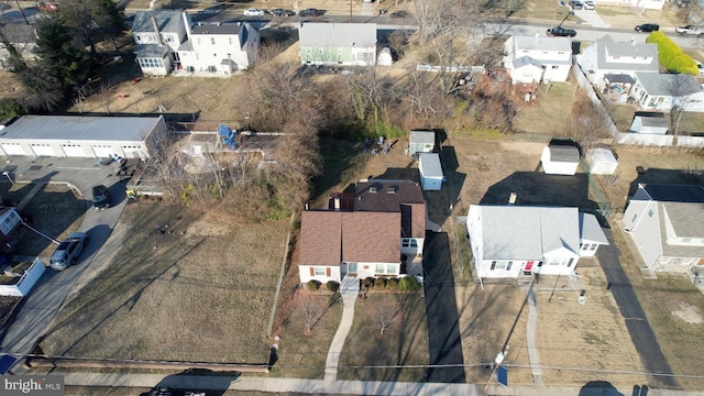 birds eye view of property featuring a residential view