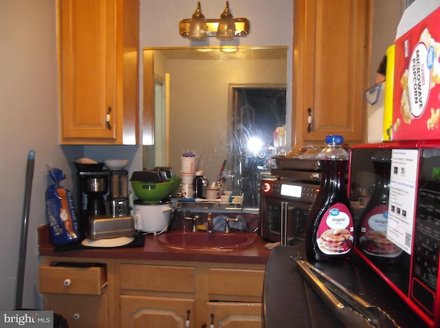 kitchen featuring a sink