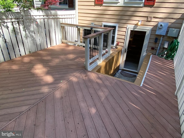 view of deck