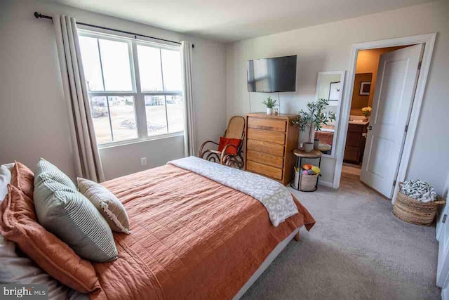 bedroom featuring carpet floors