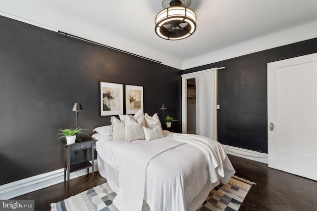 bedroom featuring a closet