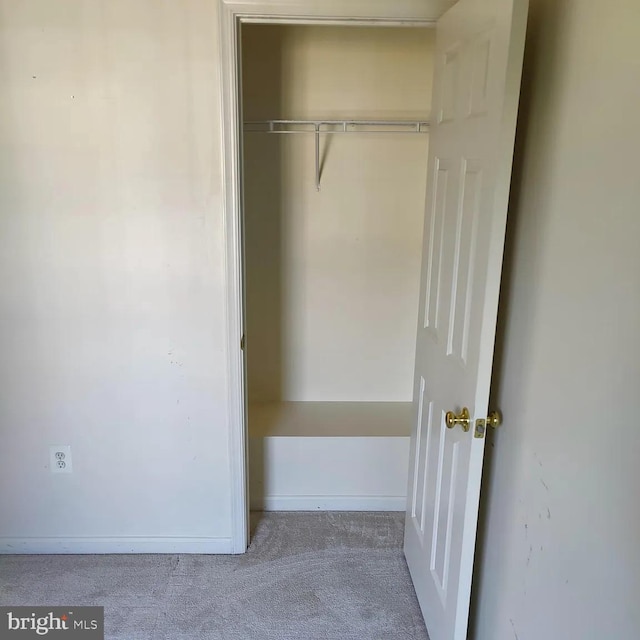 view of closet