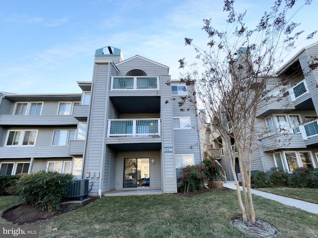 view of property featuring central AC